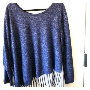 Flowy top with striped back